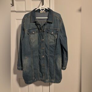 Chico's Classic Blue Jean Jacket